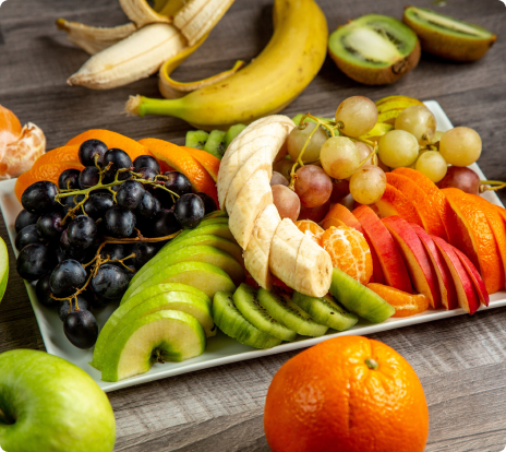 Assorted fresh fruits
